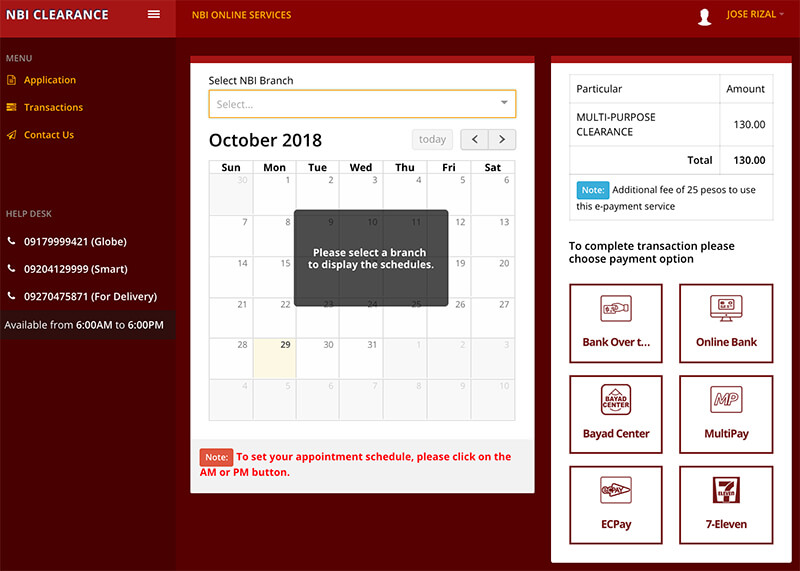 How To Apply Nbi Clearance Online Schedule An Nbi Clearance Appointment