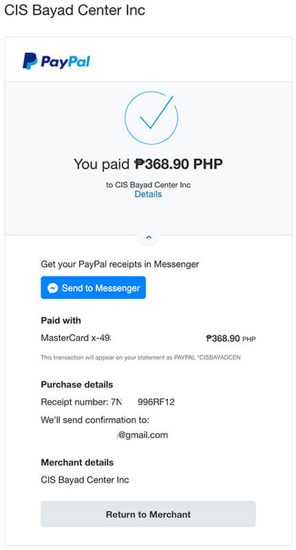 NBI Clearance Online Quick Renewal Paypal Payment