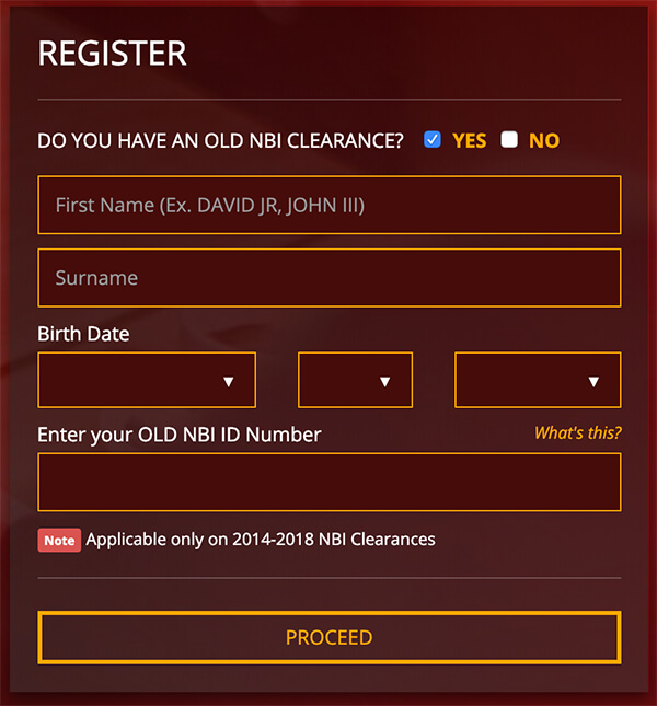 NBI Clearance Renewal - How To Renew Your NBI Clearance - Register